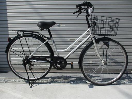め*る様 中古LEDオートライト自転車★27インチ★ピンク（オレンジ系）※注※配 Amazon | ルーバン （LEUVEN） 27インチ ホワイト シマノ6段変速