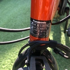 パナソニックofftime 電動アシスト折り畳み自転車の画像