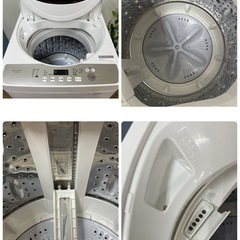 R080 ☀️ SHARP 洗濯機（洗濯4.5㎏) 18年製 ES-GE4B ⭐ 動作確認済 ⭐ クリーニング済の画像