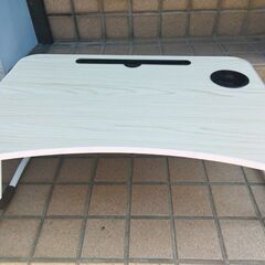 ローテーブル　カップホルダー付きの画像