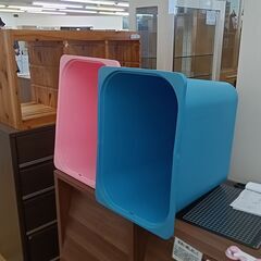 ★リユースのサカイつくば店★TK6054  収納ラック ブラウン H52×D44×W94 クリーニング済みの画像