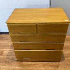 チェスト4段キャスター付き【町田市再生家具】251321の画像