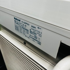 【National】ルームエアコン CS-227TB 2007年製の画像