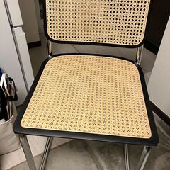 【美品】チェスカチェア（リプロダクト品・定価約19,000円）ラタンチェアの画像