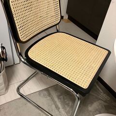 【美品】チェスカチェア（リプロダクト品・定価約19,000円）ラタンチェアの画像