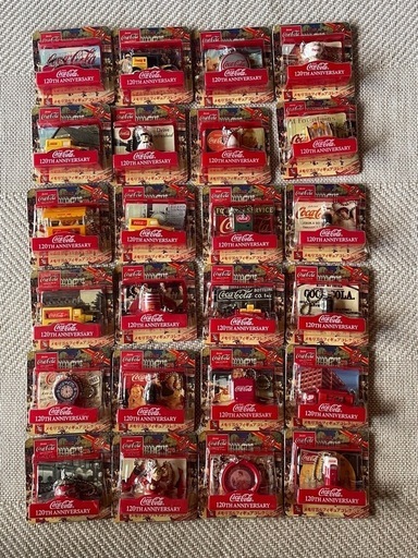 【ビンテージ】Coca-Cola 120th anniversary非売品 置物 Coca-Cola 120th Anniversary Bending machine CAN 40' 50' 60