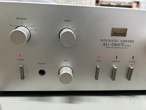 アンプ integrated amplifier au-607f