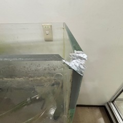 【ADA 900 キャビネット水槽台】　ADA ガラス水槽(欠け有) と
エーハイム2217(中古)付きの画像
