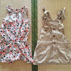 ５－７歳向け　ワンピース、短パン、スカートの画像
