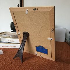 昭和？【写真立3個セット】未使用品 Konica コニカ 木製 ブナ キャビネ コニカカラー機材 額縁 写真立 フォトフレームの画像