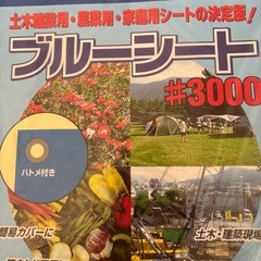 新品　未開封　アイネットブルーシート♯3000の画像