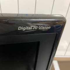 シャープAQUOSデジタルハイビジョンテレビ20型の画像