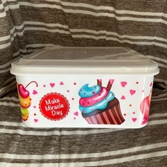ドーナツ＆ケーキ柄収納容器4点セットの画像