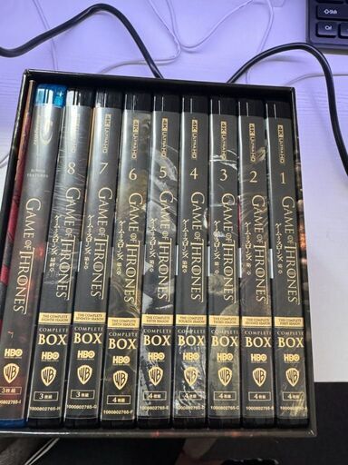 中古品 ゲームオブスローンズ 4KコンプリートBOX