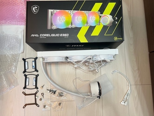MSI MAG CORELIQUID E360 WHITE360mm 簡易水冷