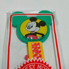 レトロ ミッキーマウス ペン型 消しゴム 2点セットの画像