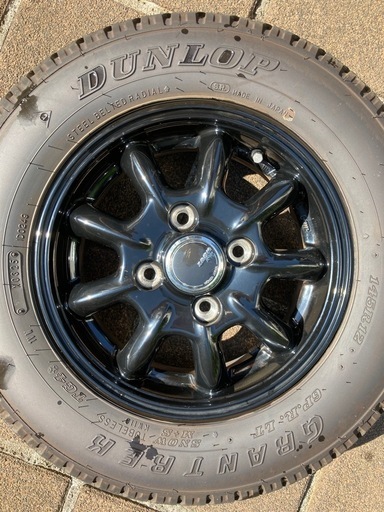 軽バン　グラントレック　TG4 アルミ＆ホイール　4本セット