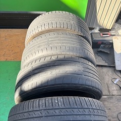 17インチタイヤホイールセット４本! 114.3 　5穴　インセット46　7J　！の画像