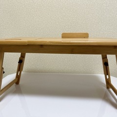 折りたたみテーブルミニ　ベッドテーブルの画像