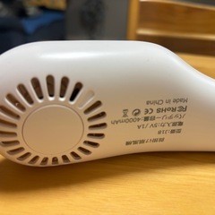 首かけ扇風機の画像