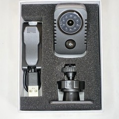 超小型　防犯カメラ セット 家庭用　動き検知 自動録画 録音　クリップ携帯機能 の画像