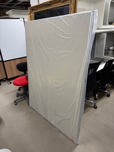 安定脚セット パーテーション 幅1200×高さ1600mm シルバー×ライト