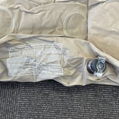 店頭引き渡し 中古 エアベット エアマット 電動ポンプ 通電確認済み シングル 一人用 アウトドア の画像