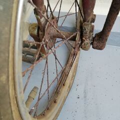【ジャンク品】一輪車　の画像