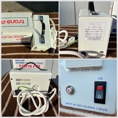 ■日本国内用トランス 昇圧変圧器■スワロー電機 アップトランス PAL-1500UE■昇圧器 AC100V→AC220V～230Vの画像