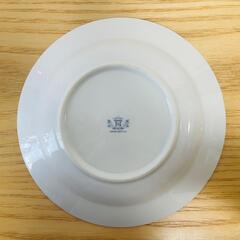 青い花柄のお皿 5枚セットの画像