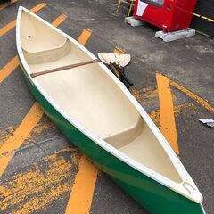 釣り用品　サンマリンファミリー　カナディアンカヌー　オール付き　...
