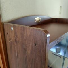 食器棚　収納棚　ガラス戸棚の画像
