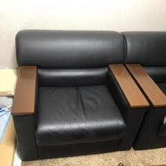 オカムラ　　応接イス　1人掛け　2脚の画像