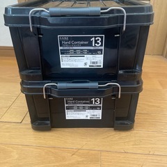 フタ付きハードコンテナ　2個セットの画像