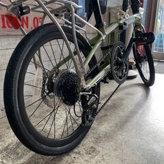 【愛品館江戸川店】 ESR PURSUER　Disc　20インチ折りたたみ自転車　グリーン　ID:122-045024-007の画像