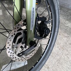 【愛品館江戸川店】 ESR PURSUER　Disc　20インチ折りたたみ自転車　グリーン　ID:122-045024-007の画像