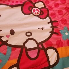ダブルサイズ￥500キティちゃんコンフォーターの画像