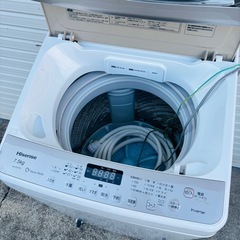 ハイセンス 洗濯機 7.5kg 2017年製 HW-DG75Aの画像