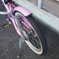 あさひサイクルベース　子供用自転車　ピンク　18インチの画像
