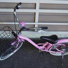 あさひサイクルベース　子供用自転車　ピンク　18インチの画像
