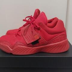 ナイキ ジョーダン J23 レッド NIKE JORDAN 854557 600 ベルクロ クロコ型押しレザー エアジョーダン23 8インチ 26cm 赤 スニーカーの画像
