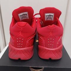 ナイキ ジョーダン J23 レッド NIKE JORDAN 854557 600 ベルクロ クロコ型押しレザー エアジョーダン23 8インチ 26cm 赤 スニーカーの画像