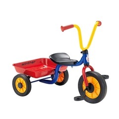取引中　ボーネルンド三輪車 Vハンドル カラー（荷台つき）の画像