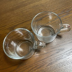 IKEA 365+　 ガラス マグカップ　2個セットの画像