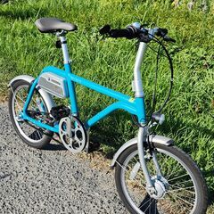 電動アシスト自転車　wimo COOZY エメラルドグリーン 中古の画像