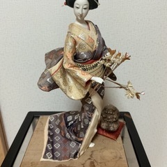 日本人形　ケース高さ約５０センチの画像
