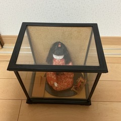 日本人形　ケース高さ約２５センチの画像