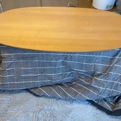 無印のこたつにもなるローテーブル大の画像