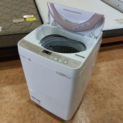 【愛品館 市原店】SHARP　2018年製　7.0Kg洗濯機　ES-KS70U-N　【愛市I4S034040-104】の画像
