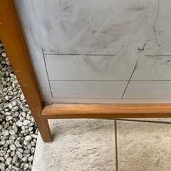 大きなホワイトボード 看板 メニューボード 2面の画像
